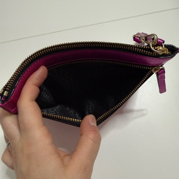 Kate Spade Metallic Purple Wristlet - Picture 4 of 5